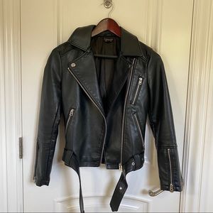 Faux Leather Jacket